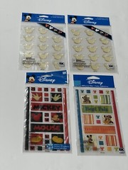 Disney 4 Packages EK Success Mickey Mouse 3D Epoxy Tiles stickers