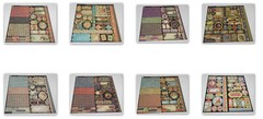 GRAPHIC 45 EERIE TALE TIME TO FLOURISH CARDSTOCK STICKER SHEET 12×12 OR 2(6X12)