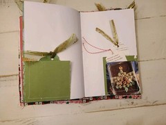 100-Page Handmade Christmas Junk Journal Vintage Charm Ready for Your Creativity