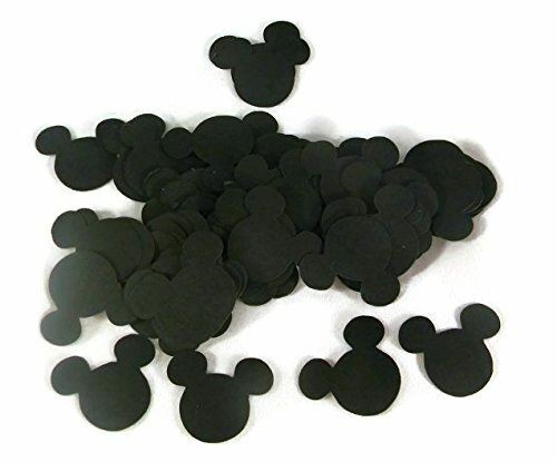 Die Cuts – Mickey Mouse Confetti – Black – 100pcs