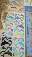 Beach Lot Shore Fish Sea Creatures Dolphin Starfish Jolees Sticko Scrapbook Lot