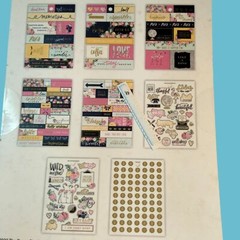 The Paper Studio Petals Blooms Sticker Book Flamingo Stick a Bilities