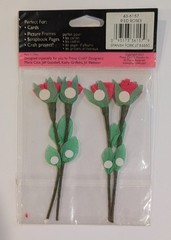 Red Roses Flowers Scrapbooking Stickers By Provo Crafts Stand-Outs