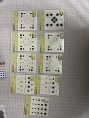 Studio 112 Gems Stickers Black And Diamond Lot Of 9 (180) Stickers