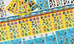 259 Stickers _ Popular Character Lot Little Mermaid Princess Snow White Belle +