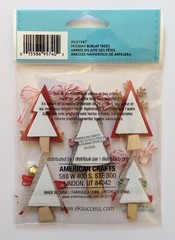 Jolee’s Christmas Holiday Burlap Trees Scrapbooking Stickers