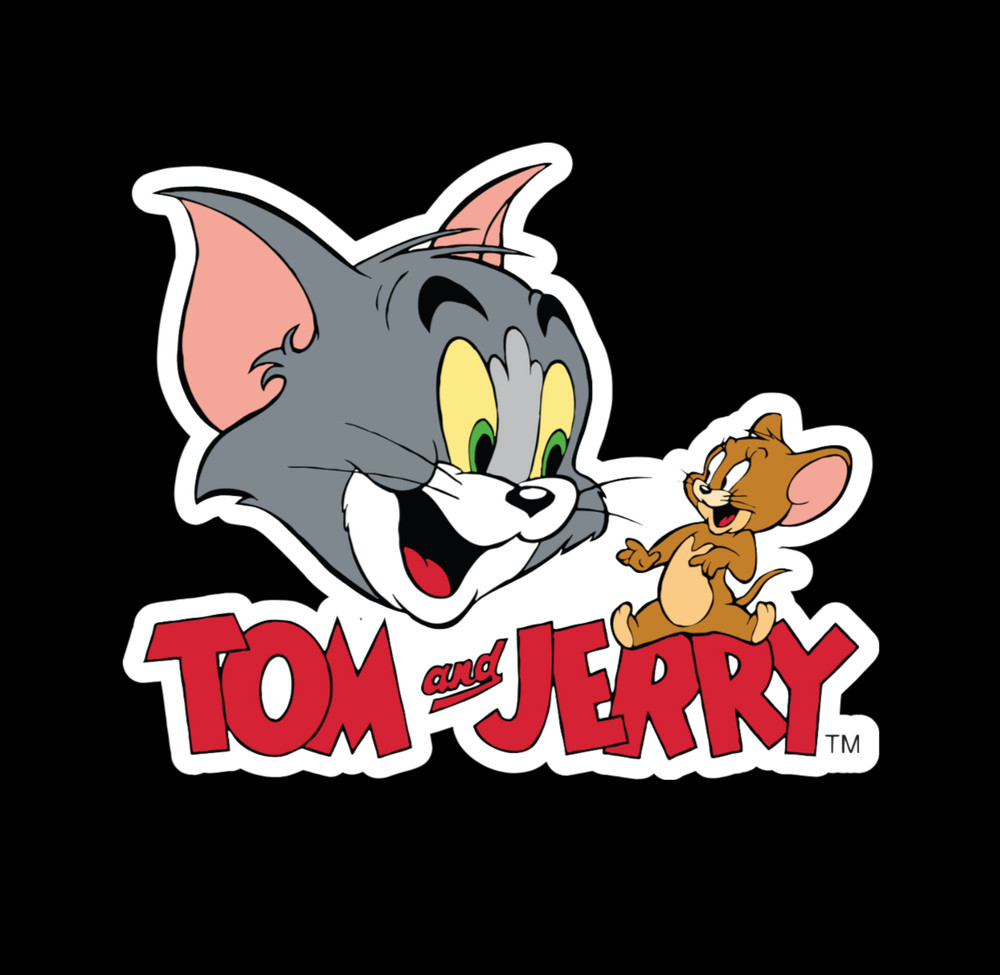 Tom and Jerry Die Cut Sticker Decal