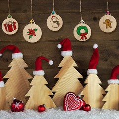 60Pcs Wood Slices,3.5″ Wooden Christmas Ornaments,Unfinished Predrilled Wood …