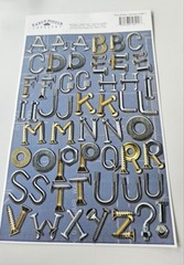 Karen Foster Design Stickers (6” x 9” Sheets) Nuts & Bolts Alphabet