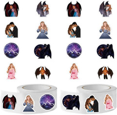 Cartoon Stickers (1000Pcs), 16 Sheets 1.5In Self Adhesive Seals for Decoration