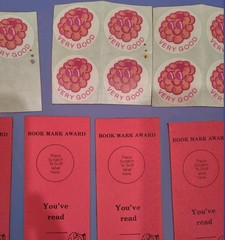 Vintage 1977 CTP Raspberry Scratch N Sniff Bookmarks & Stickers Lot of 15