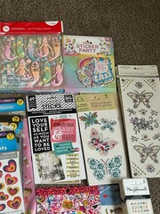 400+ HUGE Sticker Lot Scrapbook Lots Of Different Brands & Subjects