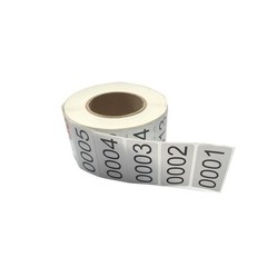 1000 Count Numbered Stickers Roll – Self Adhesive Waterproof Labels for Organizi