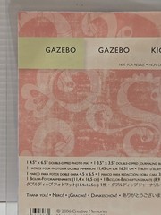 10 Creative Memories GAZEBO Double Dip Photo Mat Journaling Box Stickers LOT 10