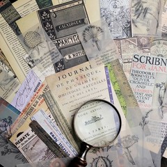 49pcs Vintage Junk Journal Mixed Textured Paper Scrapbooking Embellishments