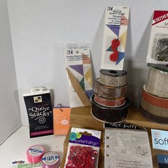 ESTATE DRAWER Large Scrapbooking items LOT + EXTRAS MOST NEW!