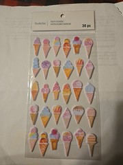Recollections ICE CREAM CONES 🍦 Scrapbooking Stickers