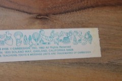 Vintage 1982 Cardesign TOOTS Sticker Strip Shells MUS #155 Seashells Conch tulip