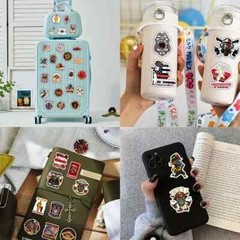50pc FIREFIGHTER STICKERS, GREAT SET, Laptop-Water Bottle-Phone-Car-Truck-Etc.