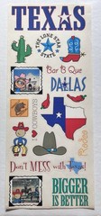 Retired 2005 Me & My Big Ideas Texas Stickers 5.5×12 in. Cowboys Dallas Boot