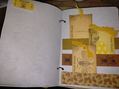 Honey Bee Junk Journal Scrapbook USA Seller