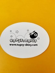 vintage Oopsy Daisy Punk Chicks hologram vending machine Sticker