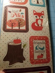 Imaginisce Brand:Scrapbooking Thanksgiving 2 Sticker Stackers & 1 Chipboard, NEW