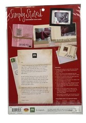 Making Memories Rub-on Baby Words Titles, 23 White Words Scrapbook Papercrafts