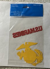 Marine Corps USMC Laser Die Cut Scrapbooking Embellishments Eagle Globe Anchor