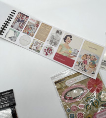 Huge Scrapbook Sticker Embellishment Lot Graphic 45 MME Swatch Book New