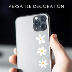Set of 70, Little Daisies Stickers, Cute Flower Stickers, Laptop Stickers, Water