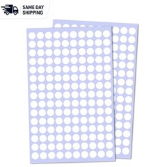 High-Quality 3000 Pack White Round Sticker Dots – 3/8 Inch Adhesive Labels