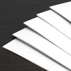 12×16 Picture Mats for 8×10 Photos, 10-Pack White Double Matboard, Bevel Cut