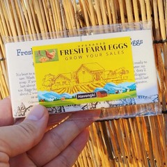 200pcs- Fresh Farm Eggs Handling Care Instructions Accessories Stickers Labe…