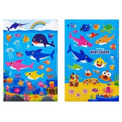 Baby Shark 165ct Stickers Standard Glossy 6 Sheets by American Greeting