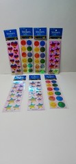 Pearl Rainbow 🌈 Stars , Hearts And Solid Colors Smiley Faces Stickers By OTC