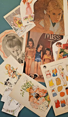LOT 100 pc Vtg FAMILY CHILDREN Ephemera Pack Junk Journal Scrapbook Print Ads