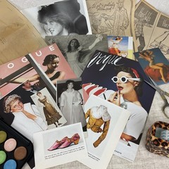 Curated Vintage Fashion Ephemera Collection | Princess Diana, Jackie O & More