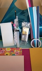 LOT#2 DIY Card Making Kit w/envelopes, Scrapbooking, Crafting Tools, Art Media