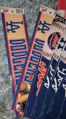 MLB Bumper Stickers Bumper Strips Lot With Flaws READ Lot Of 29