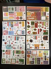 Creative Sticker Lot Scrapbooking Planner Agenda 52 Tim Holz 80+ Pages Sheets