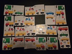 Vintage Mrs. Grossman’s CITY STREETS TRANSPORTATION Sticker Sheet Lot