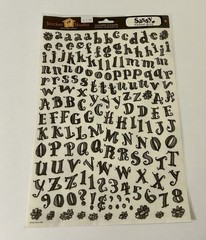 Lot of Letter Scrapbook stickers and embellishments
