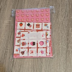 Large Lot of SCRAPBOOK VALENTINE’S DAY STICKERS