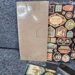 Lot of 10 Graphic 45 Artisan Style Bundle Chipboard & Tags Pockets Art Deco