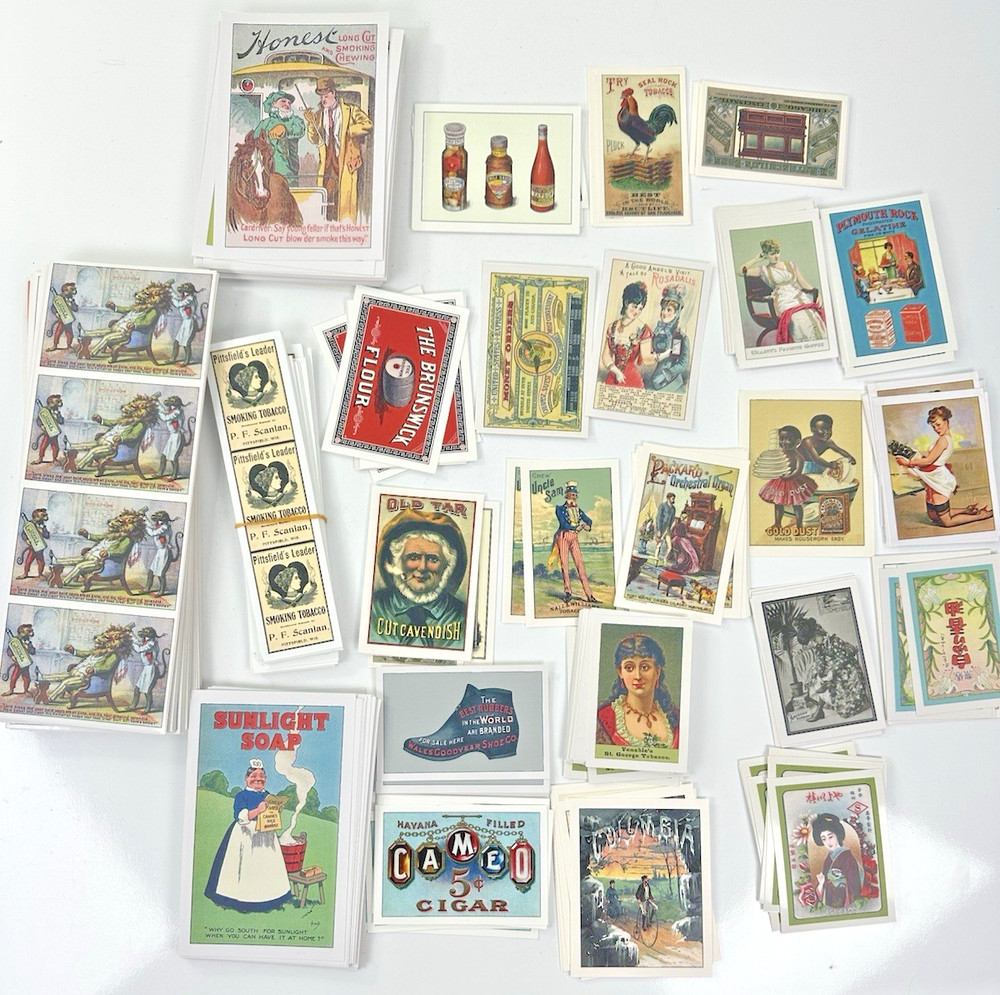 LARGE LOT – Junk Journal Material Victorian Advertising Paper Ephemera CLEAN!
