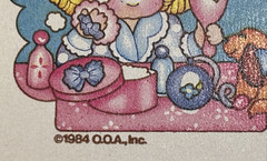 Vintage 1984 Cabbage Patch Kids Scratch n Sniff Sticker Lot of 9