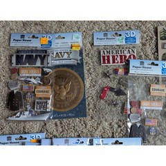 US Military Scrapbooking Stickers Marines Navy Air Force More