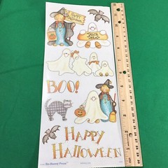 Happy Halloween 12″ STICKER SCRAPBOOK Bo Bunny Press