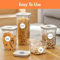 1000 PCS Round Clear Seal Stickers, Transparent Envelope Mail Wafer Seal Self…